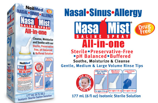 NeilMed NasaMist All in one