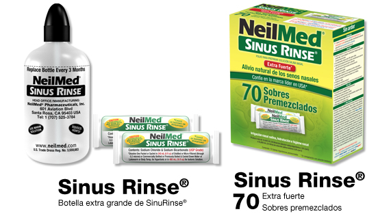 NeilMed Sinus Rinse Enjuague Nasal de Solución Salina con