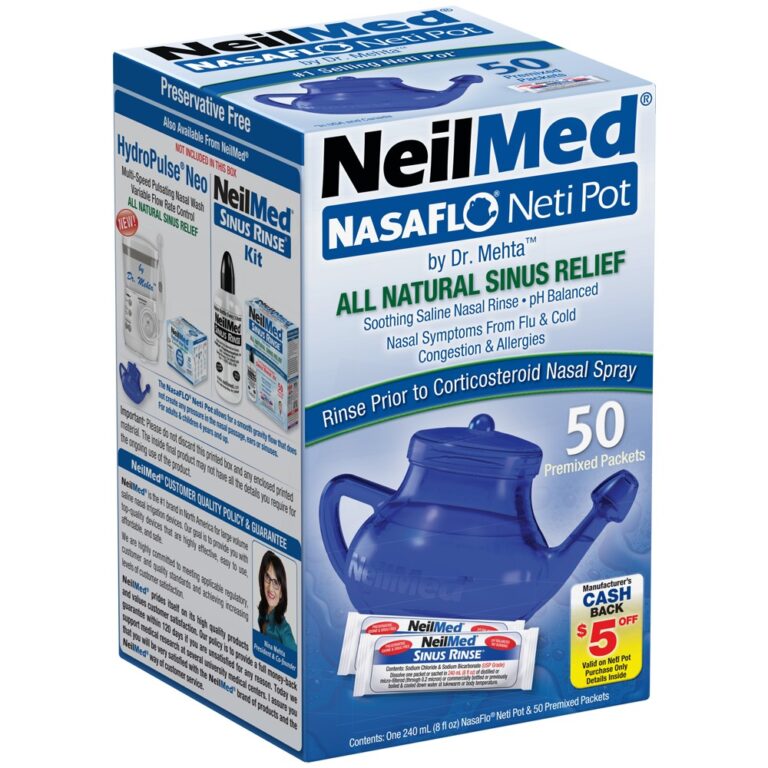 Neti Pot Comparison NeilMed Pharmaceuticals Inc