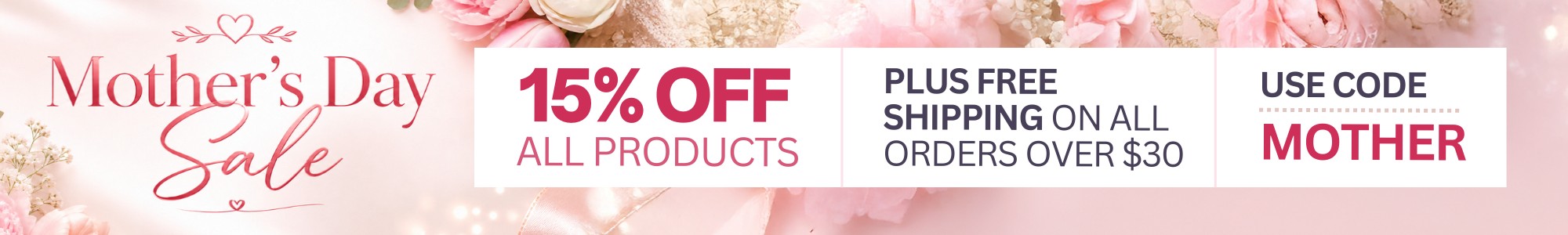 Mother's Day Sale 2026 Banner