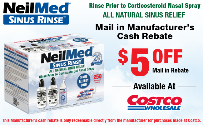 Costco Combo Pack Manufacturer's Coupon Banner